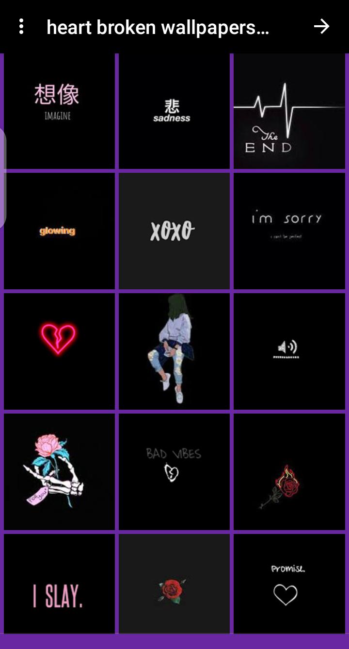 Aesthetic Heart Broken Wallpapers