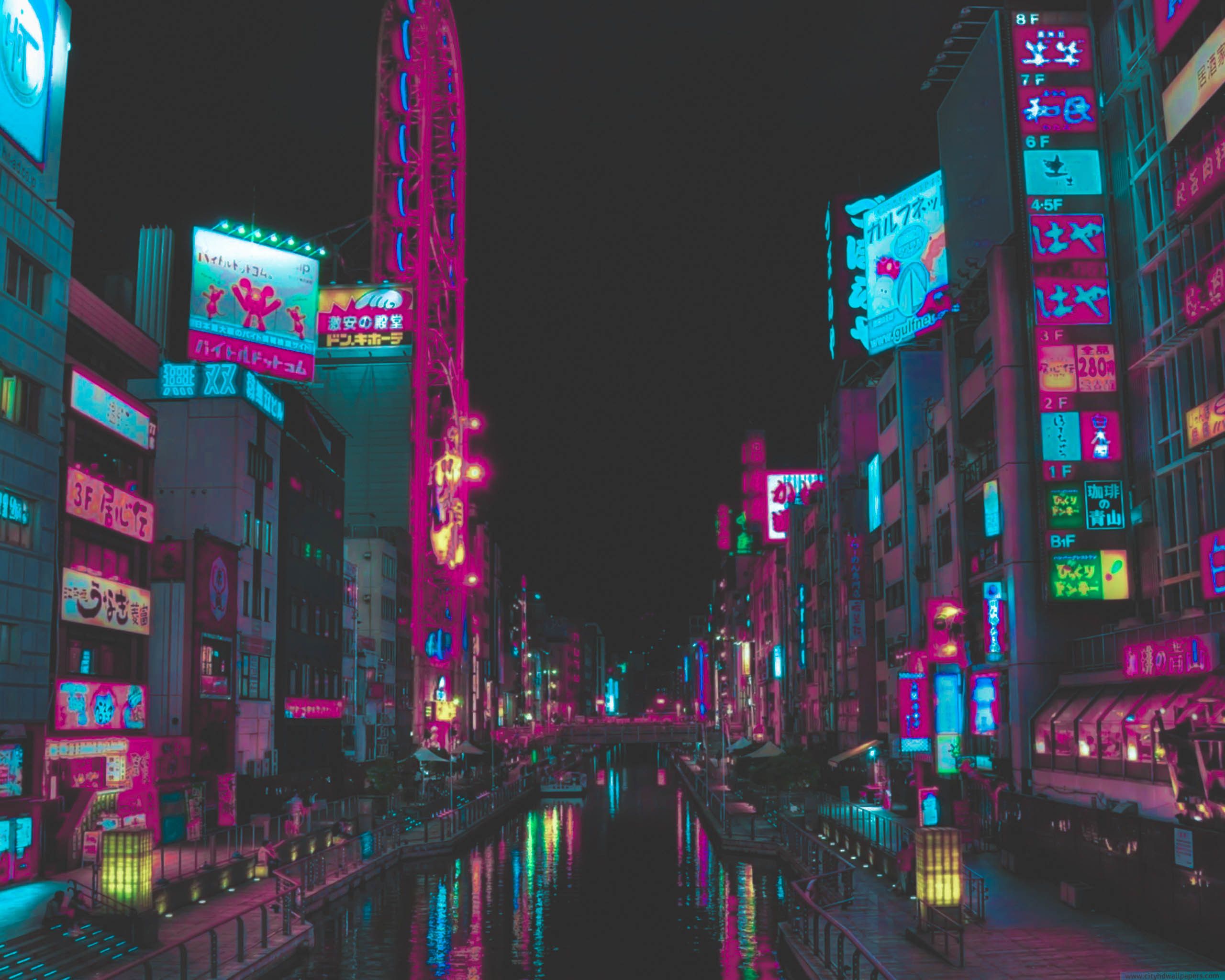 Aesthetic Japan Nightlife Wallpapers