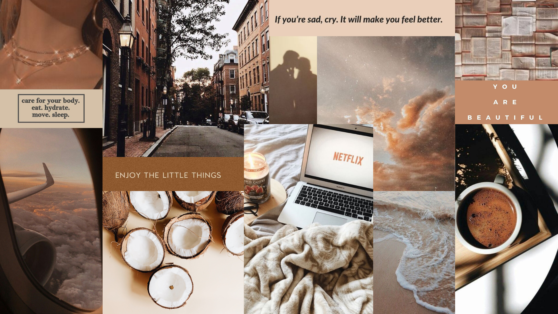 Aesthetic Laptop Collage Wallpapers