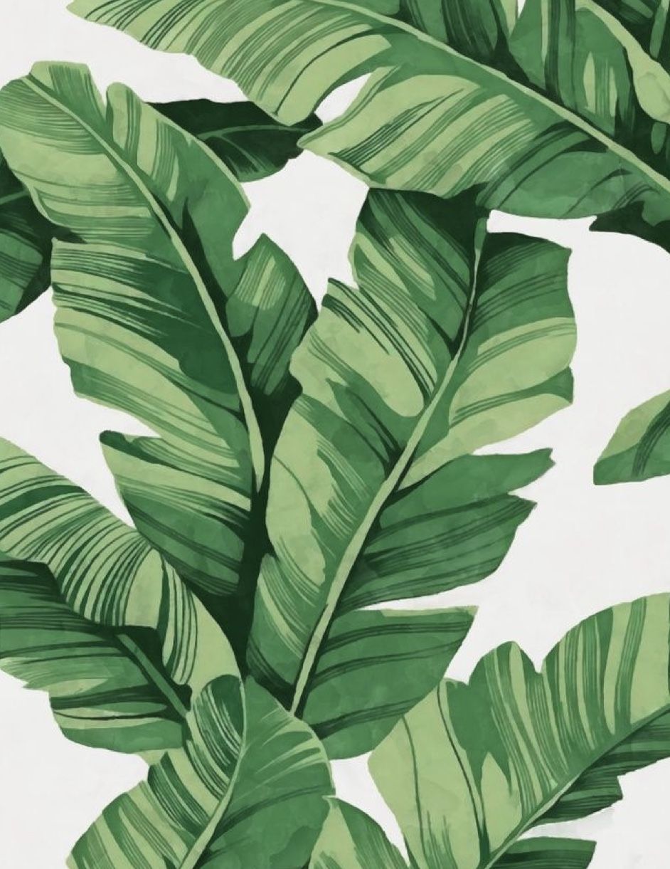 Aesthetic Leaf Painting Wallpapers