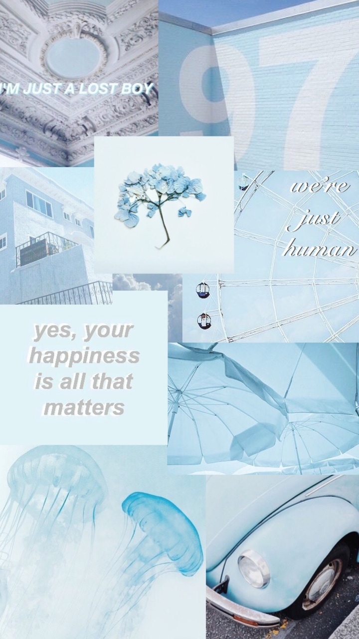 Aesthetic Light Blue Wallpapers