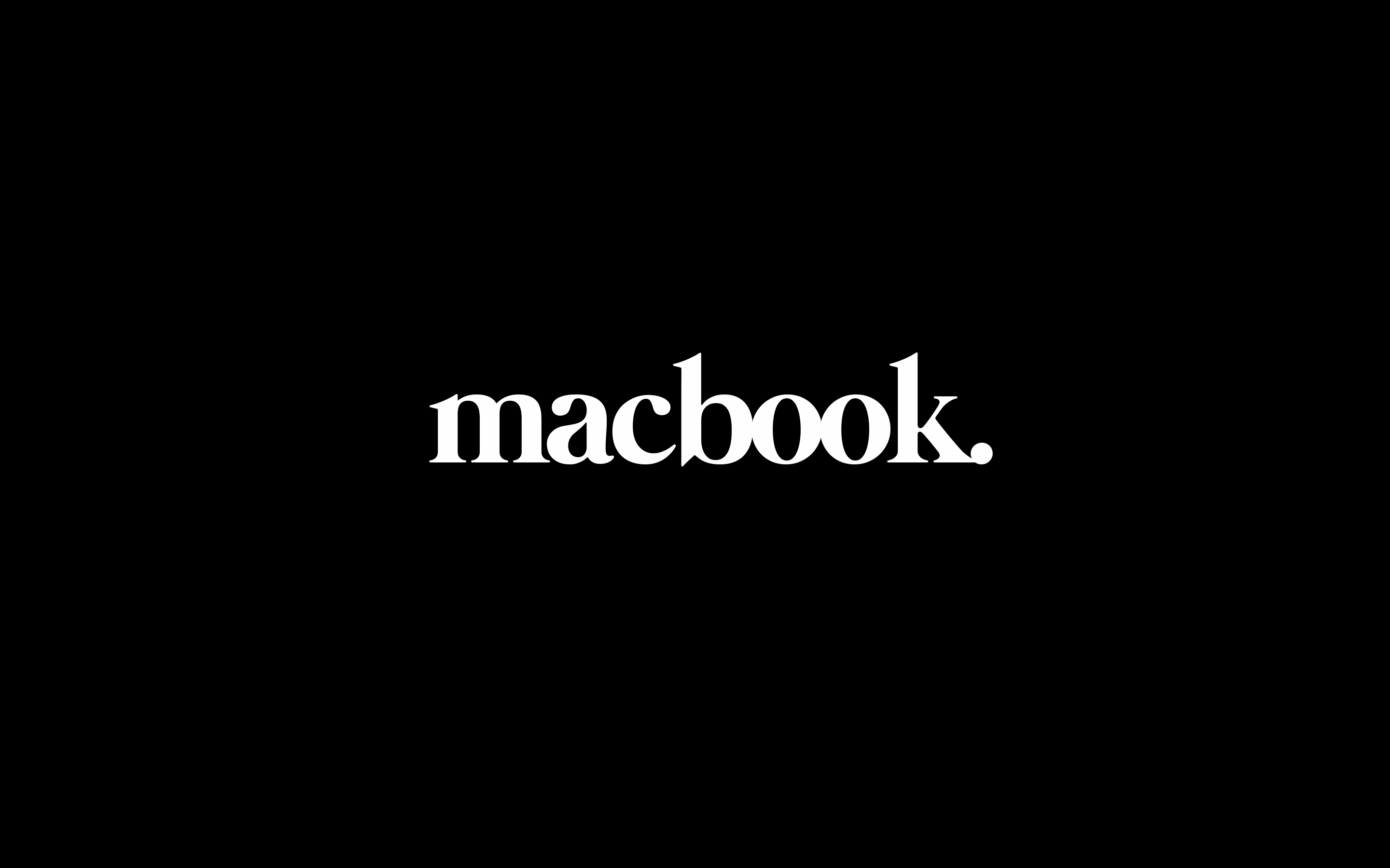 Aesthetic Mac Black Wallpapers