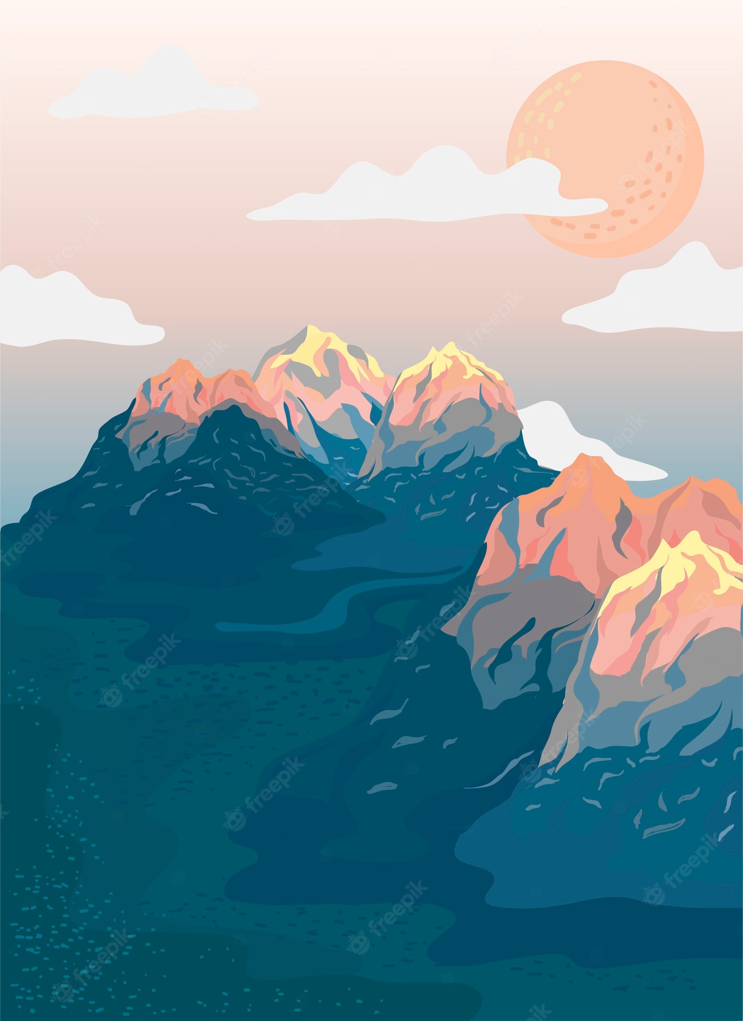 Aesthetic Mountains Wallpapers