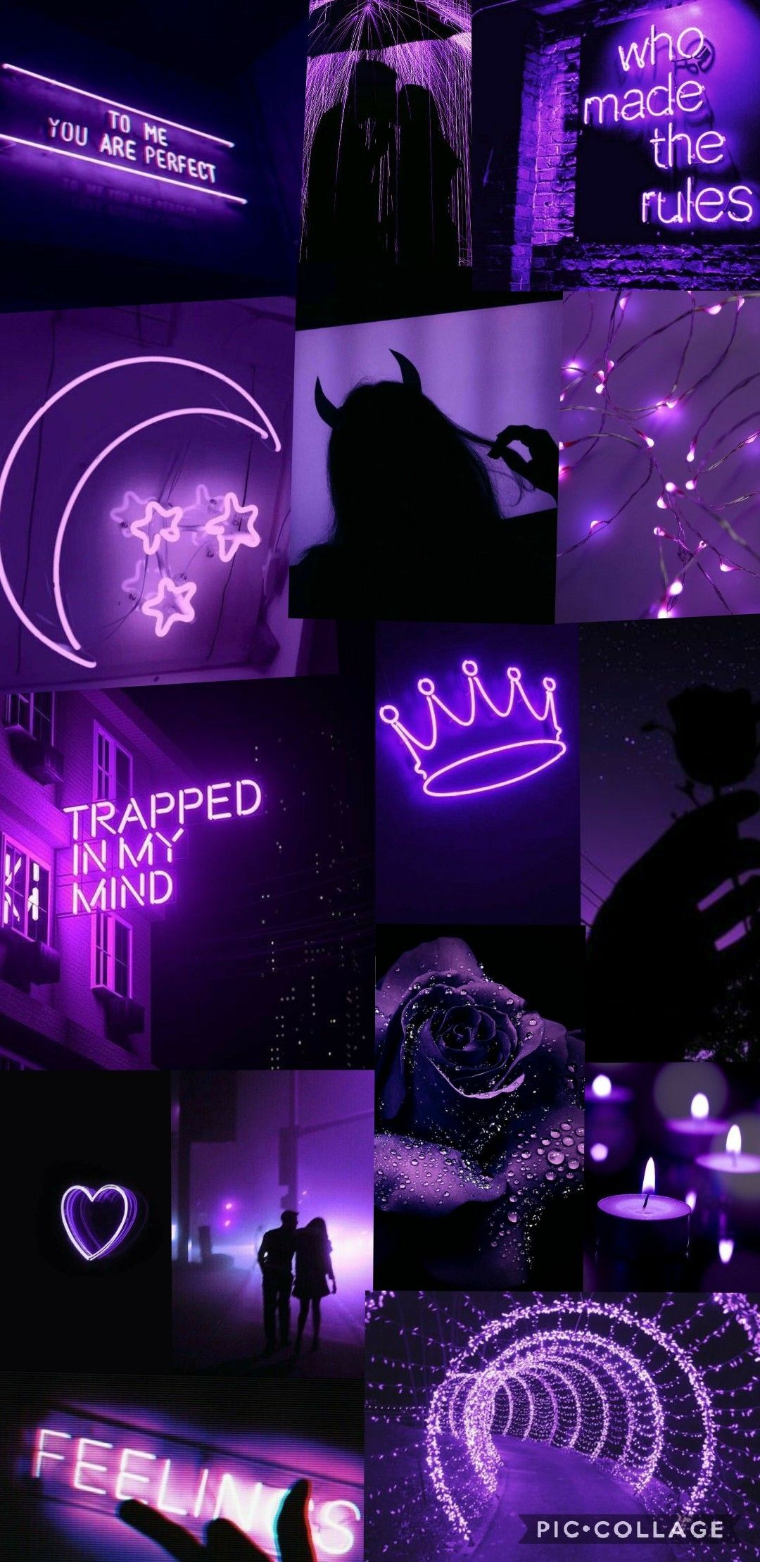 Aesthetic Neon Purple Wallpapers