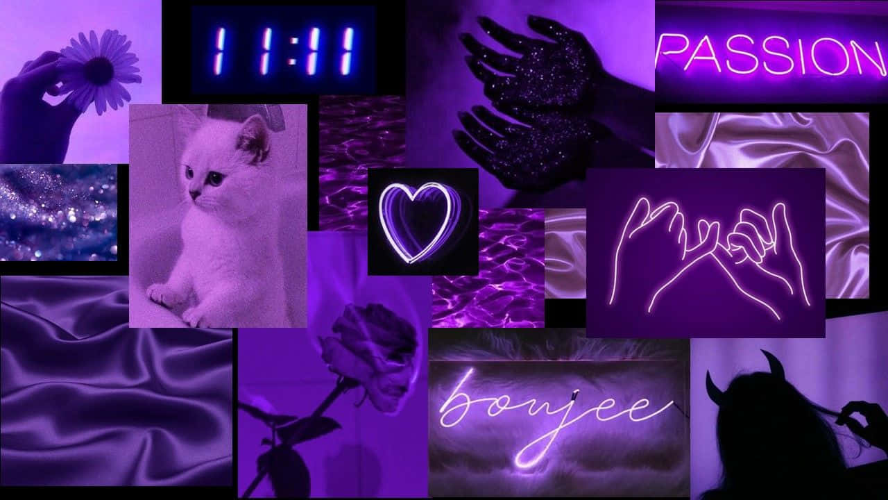 Aesthetic Neon Purple Wallpapers