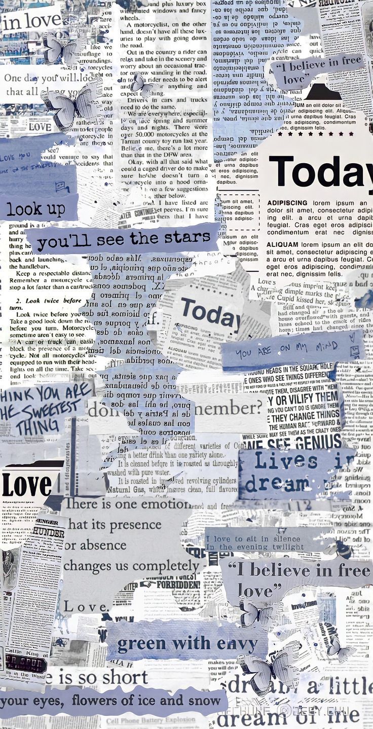 Aesthetic Newspaper Wallpapers