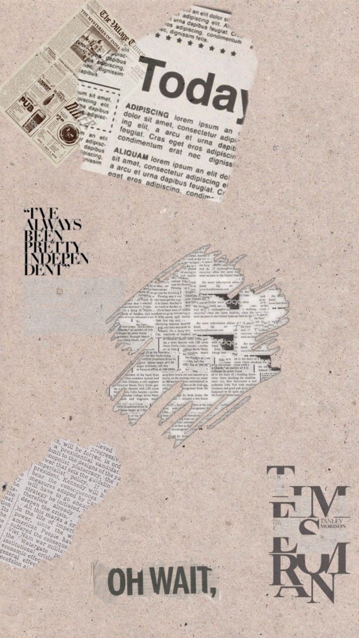 Aesthetic Newspaper Wallpapers