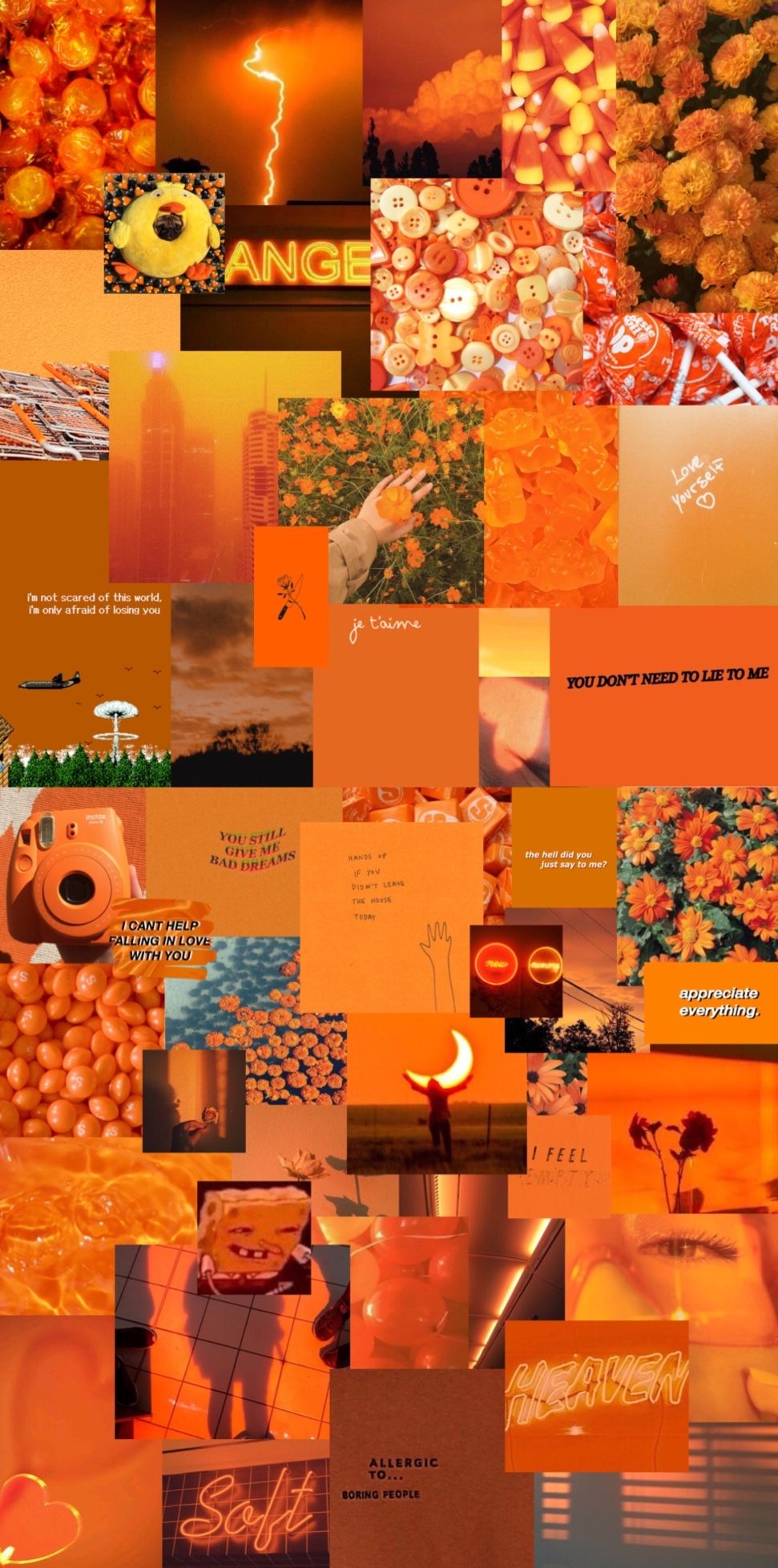 Aesthetic Orange Hd Wallpapers