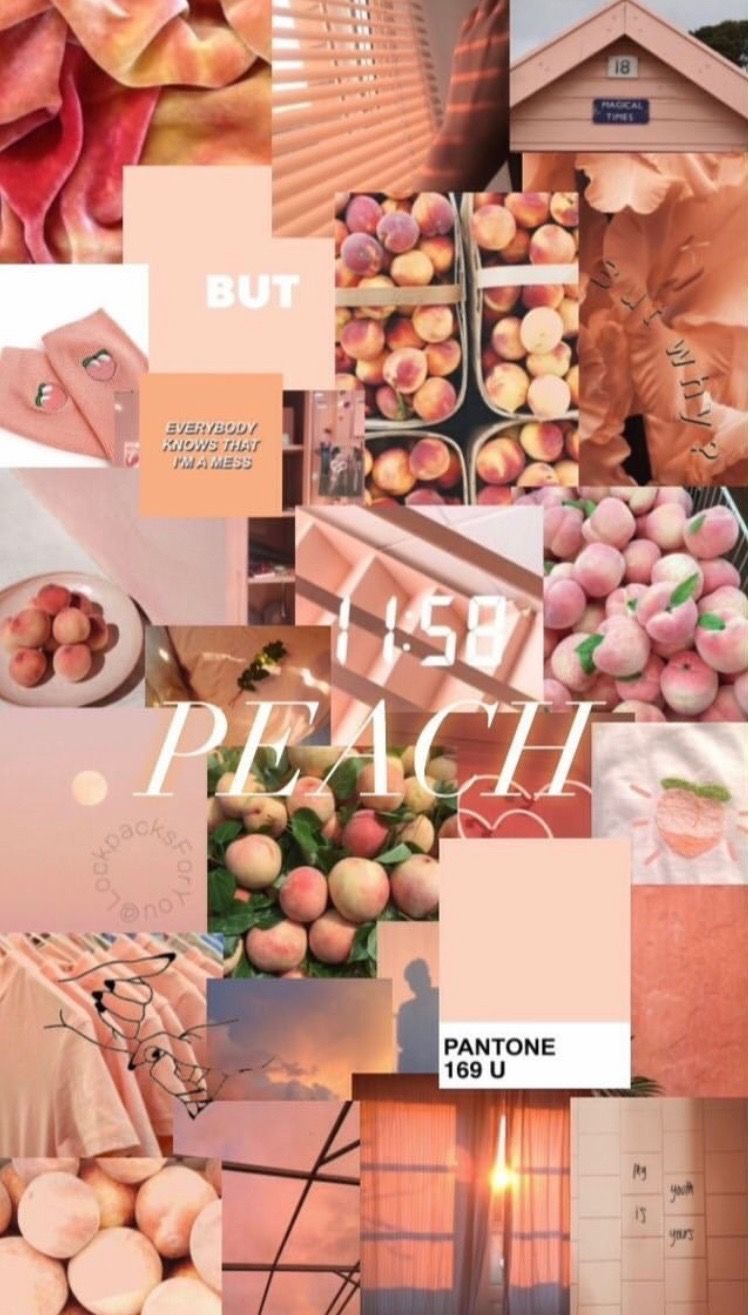 Aesthetic Peach Images Wallpapers