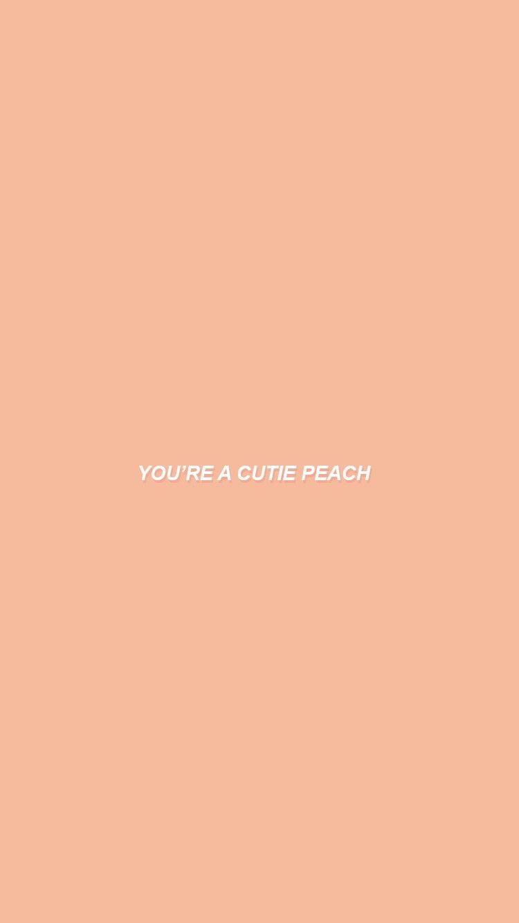 Aesthetic Peachy Wallpapers