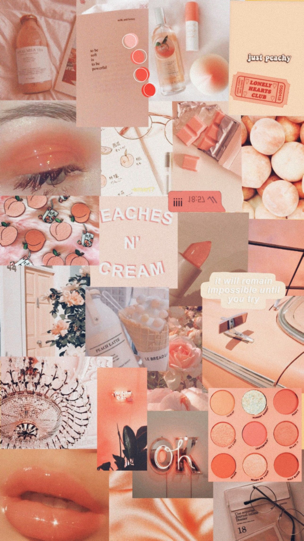 Aesthetic Peachy Wallpapers