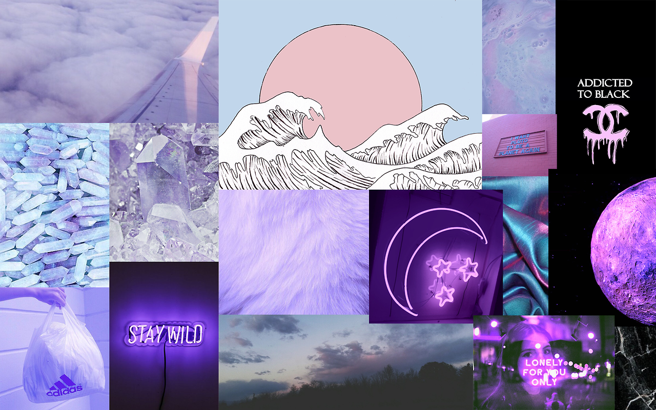 Aesthetic Photo Collage Computer Wallpapers