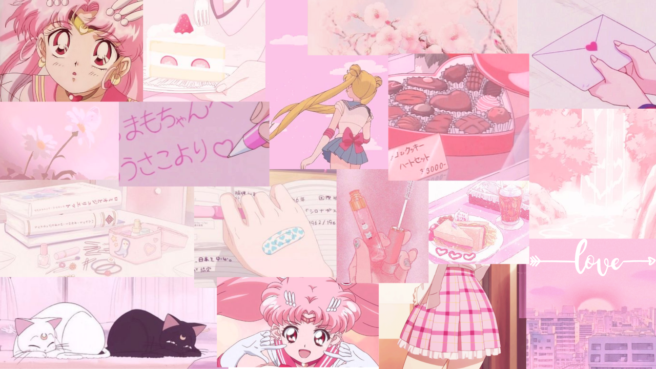 Aesthetic Pink Anime Wallpapers