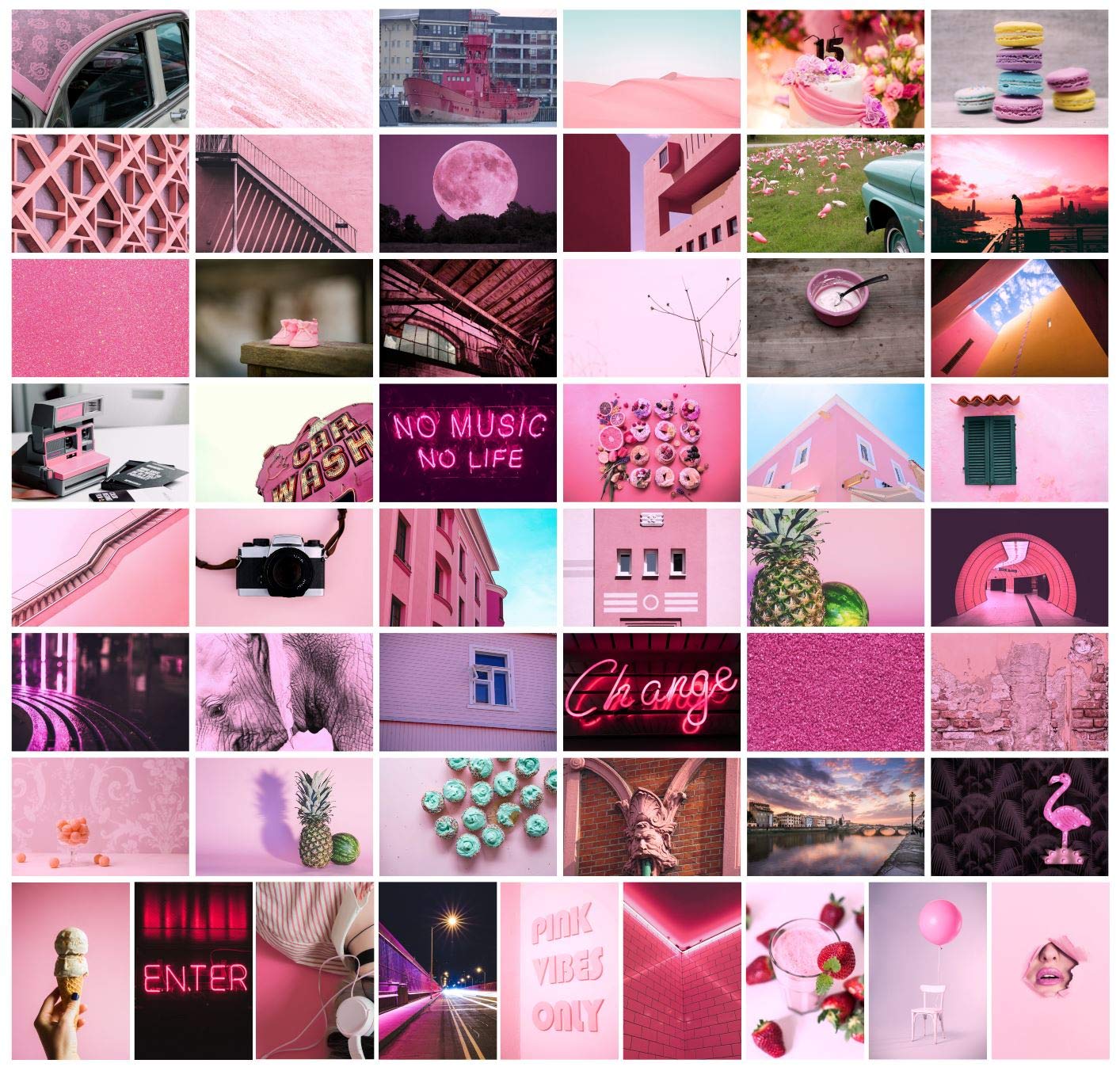 Aesthetic Pink Collage Pc Wallpapers