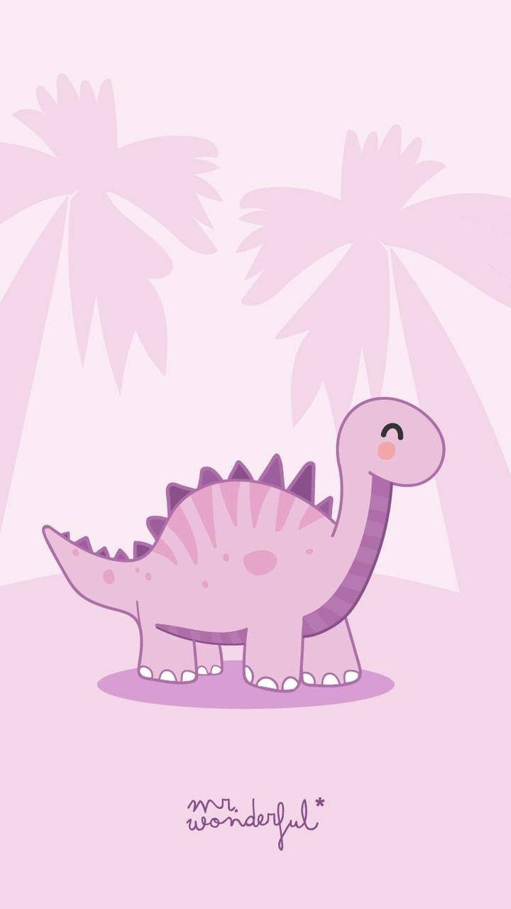 Aesthetic Pink Dino Wallpapers