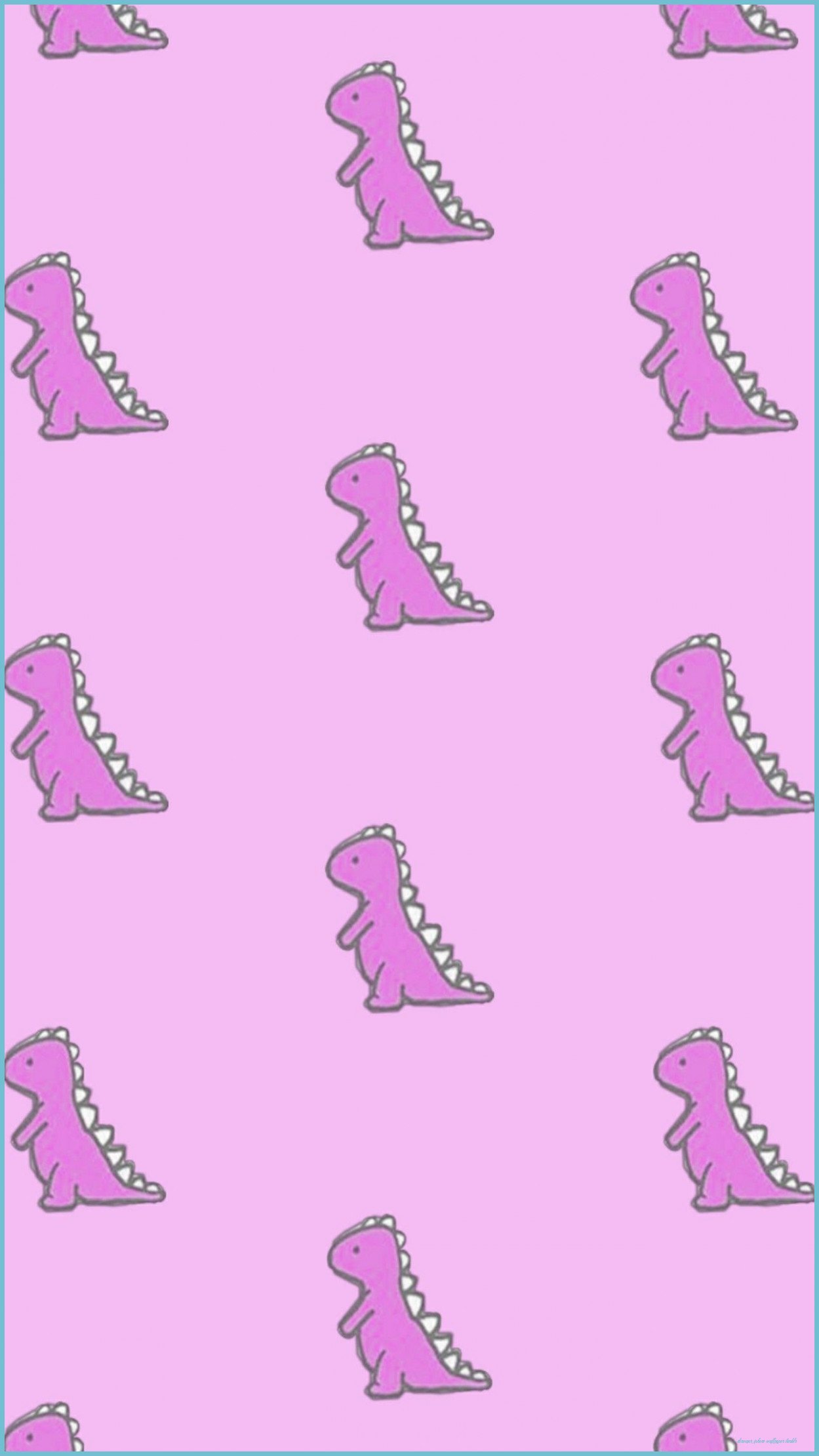 Aesthetic Pink Dino Wallpapers