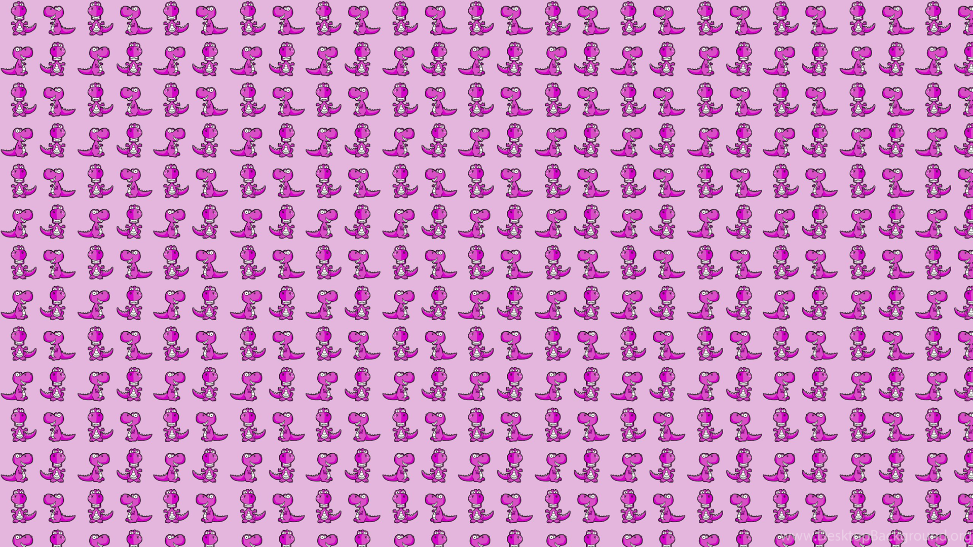 Aesthetic Pink Dino Wallpapers