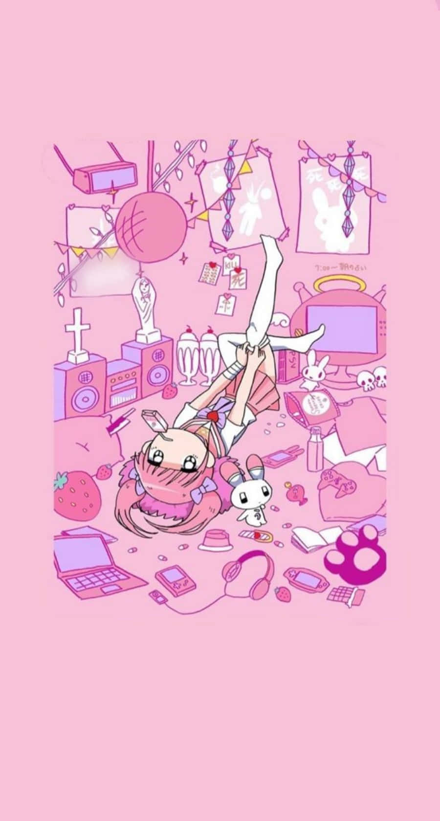 Aesthetic Pink Kawaii Wallpapers