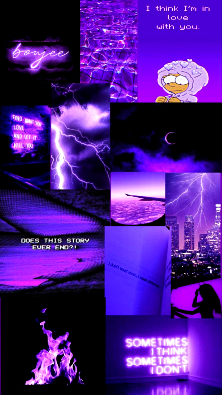 Aesthetic Purple Baddie Wallpapers