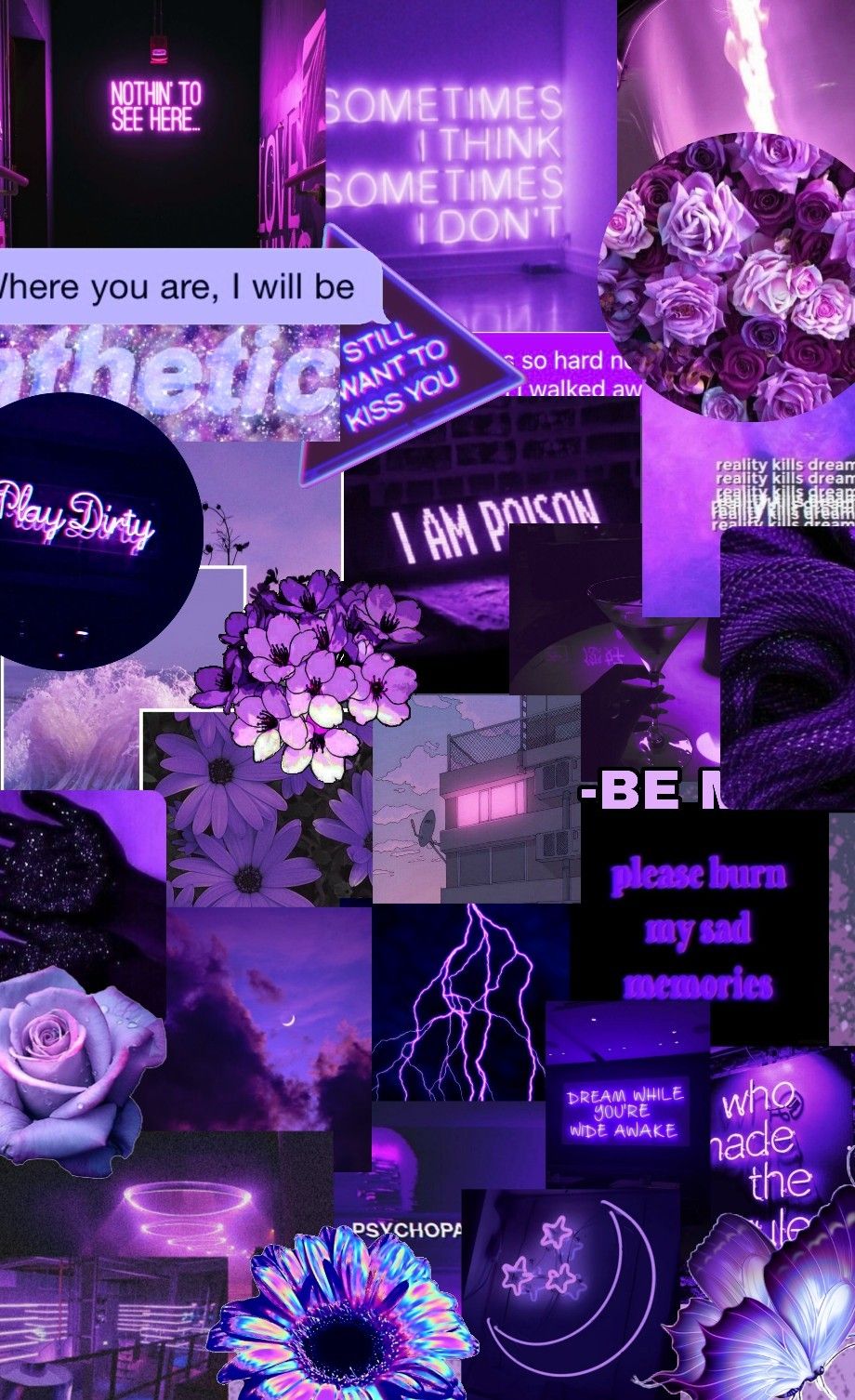 Aesthetic Purple Baddie Wallpapers