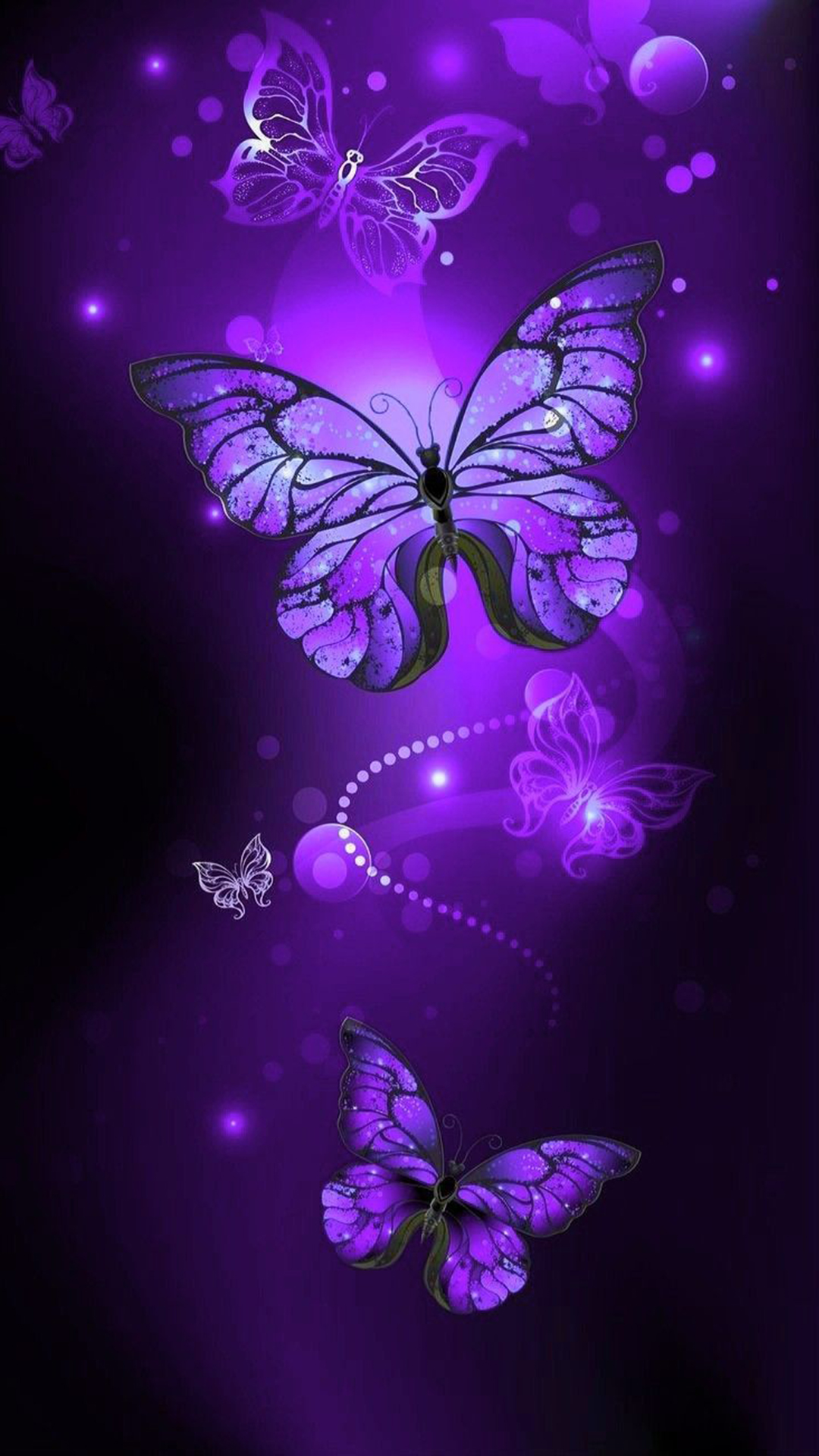 Aesthetic Purple Butterfly Wallpapers