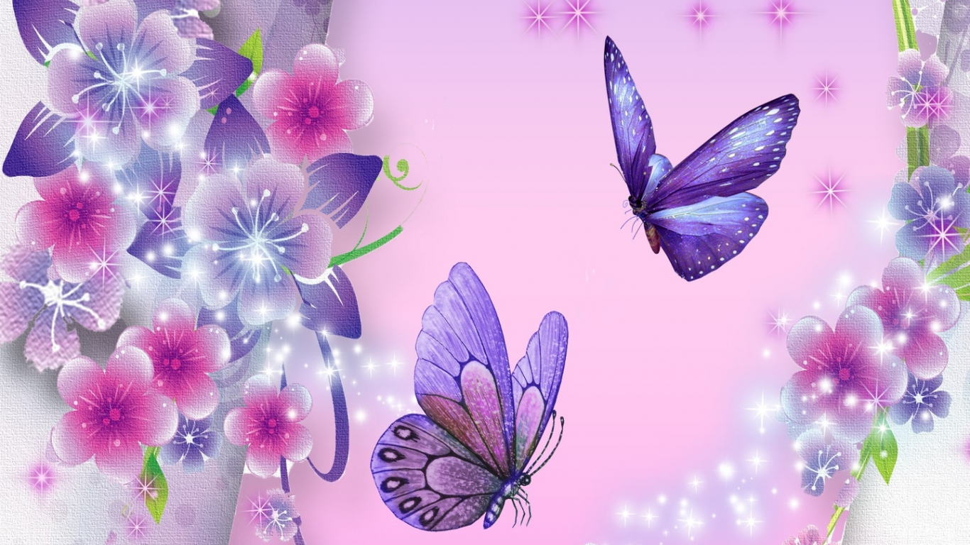 Aesthetic Purple Butterfly Wallpapers