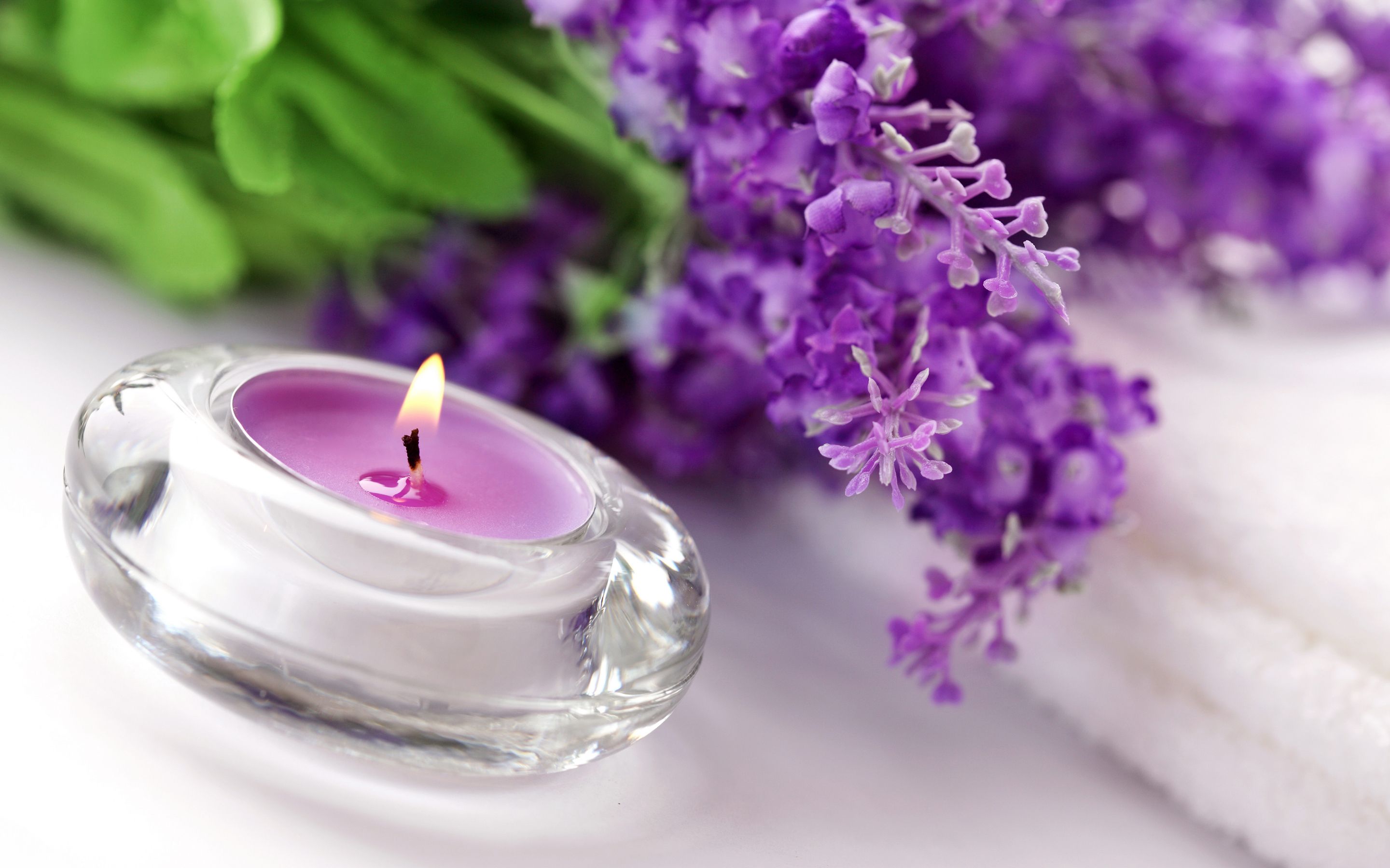 Aesthetic Purple Candles Wallpapers