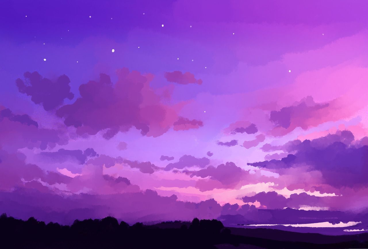 Aesthetic Purple Clouds Wallpapers