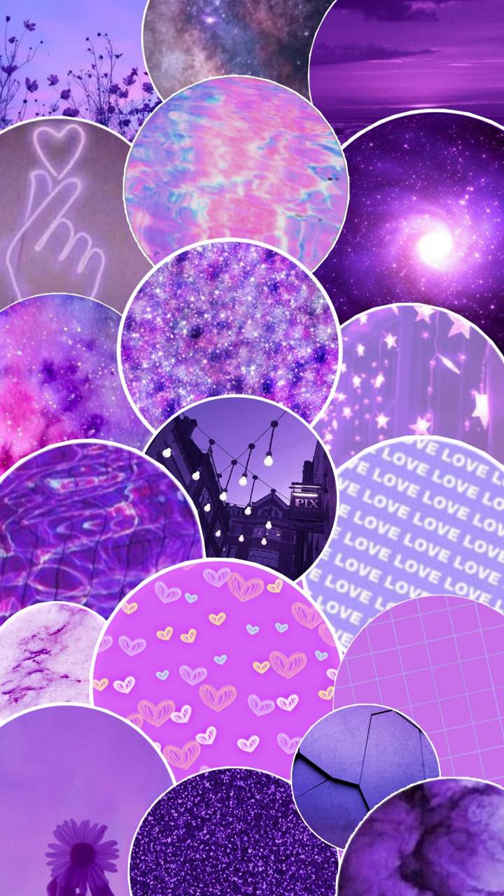 Aesthetic Purple Cute Wallpapers