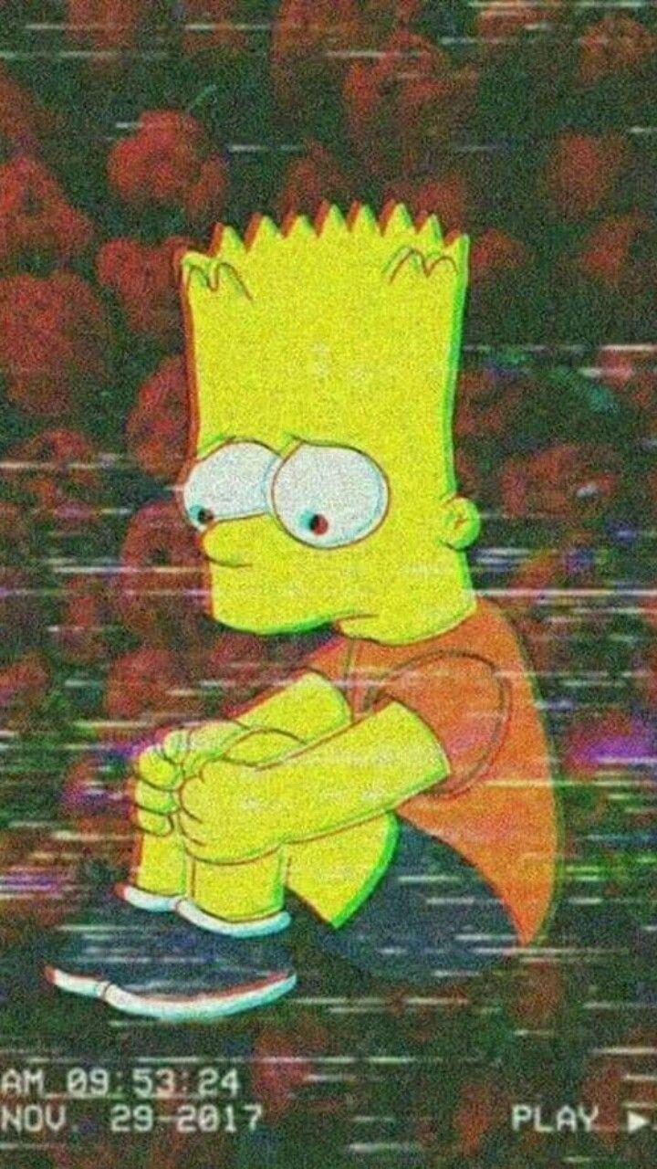 Aesthetic Sad Bart Simpson Wallpapers