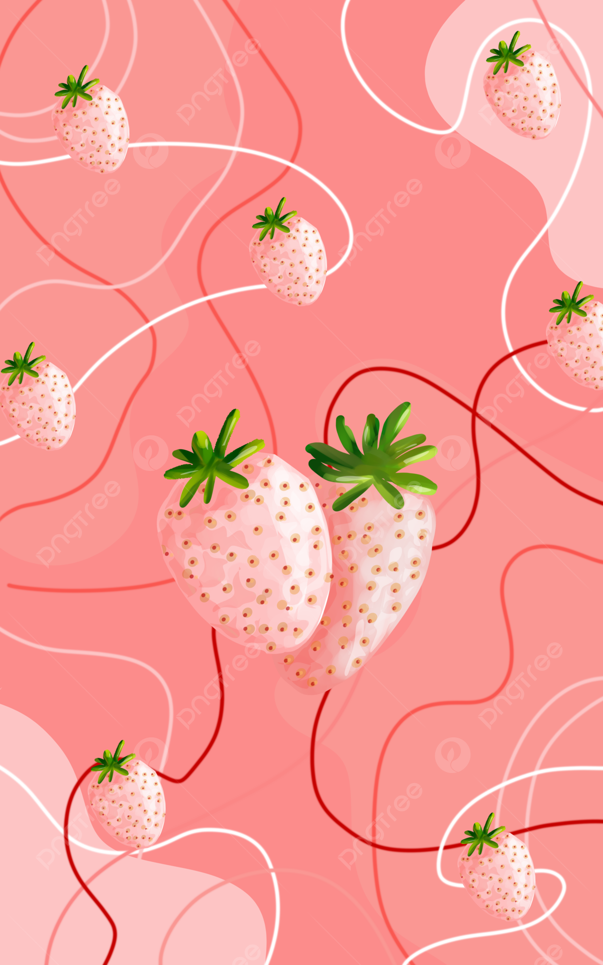 Aesthetic Strawberries Wallpapers