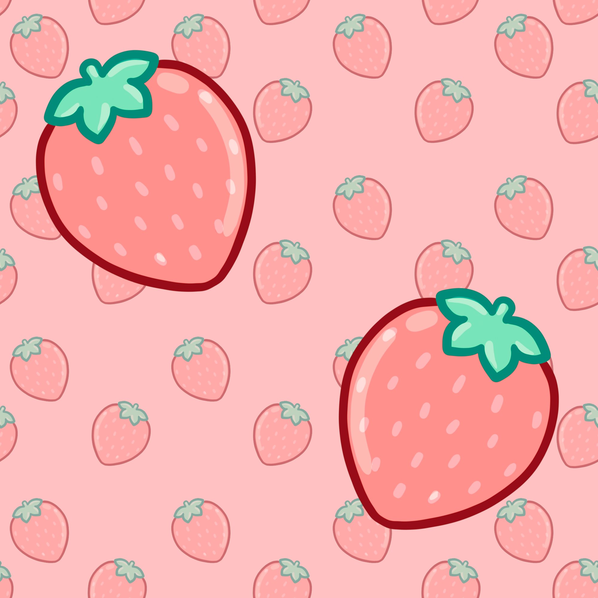 Aesthetic Strawberries Wallpapers