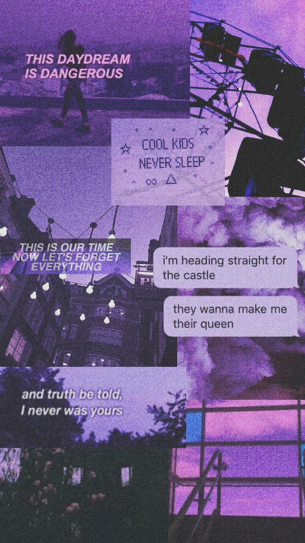 Aesthetic Tumblr Purple Wallpapers