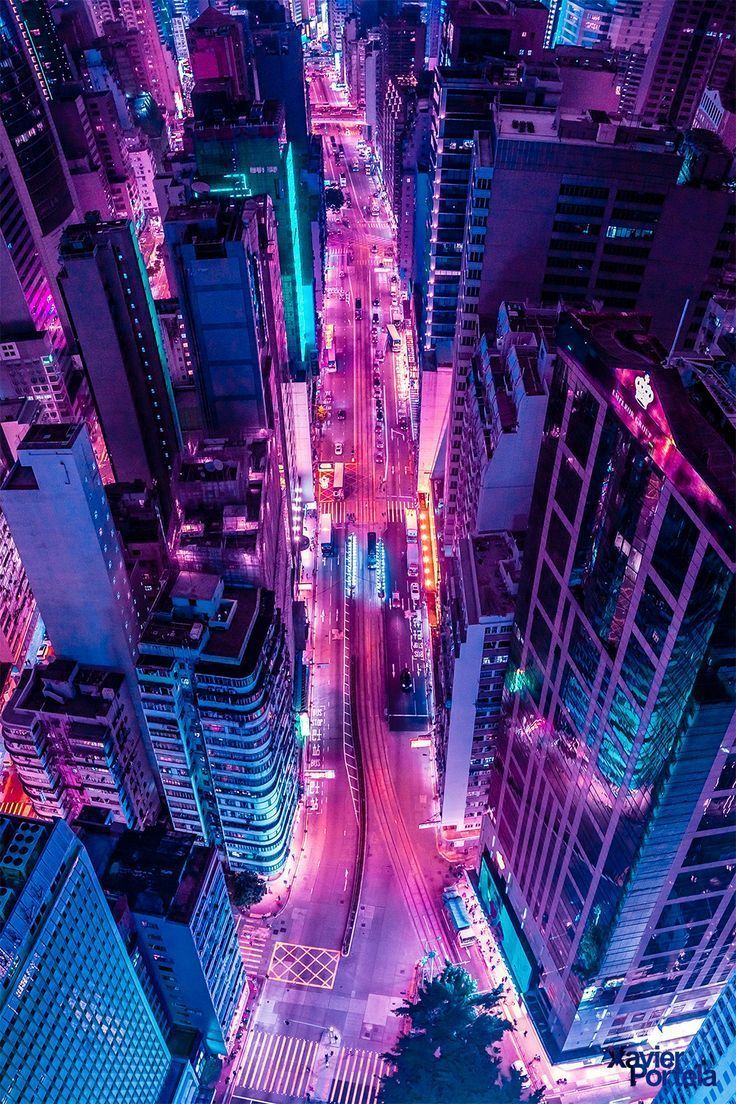 Aesthetic Vaporwave City Wallpapers