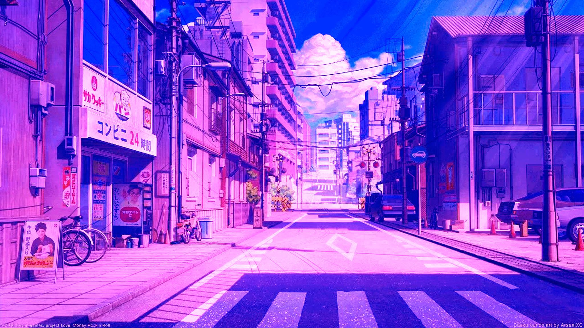 Aesthetic Vaporwave City Wallpapers