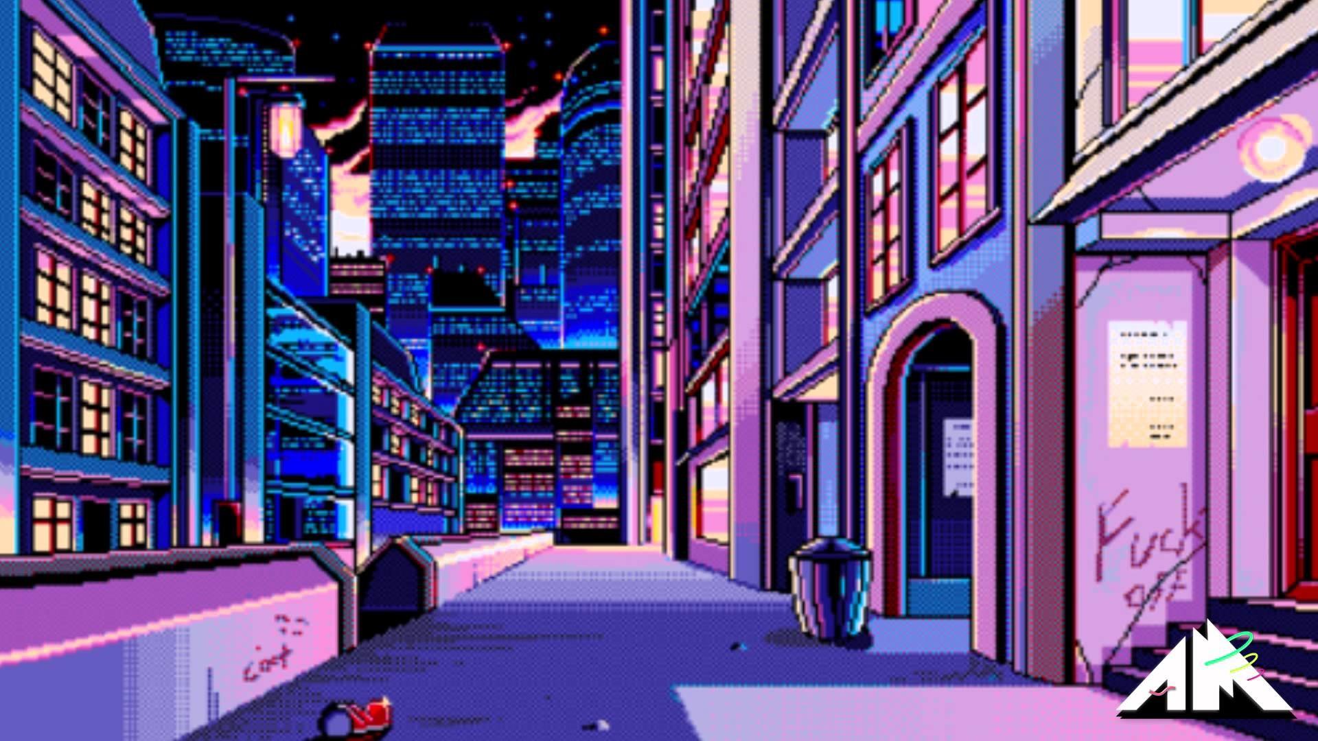 Aesthetic Vaporwave City Wallpapers