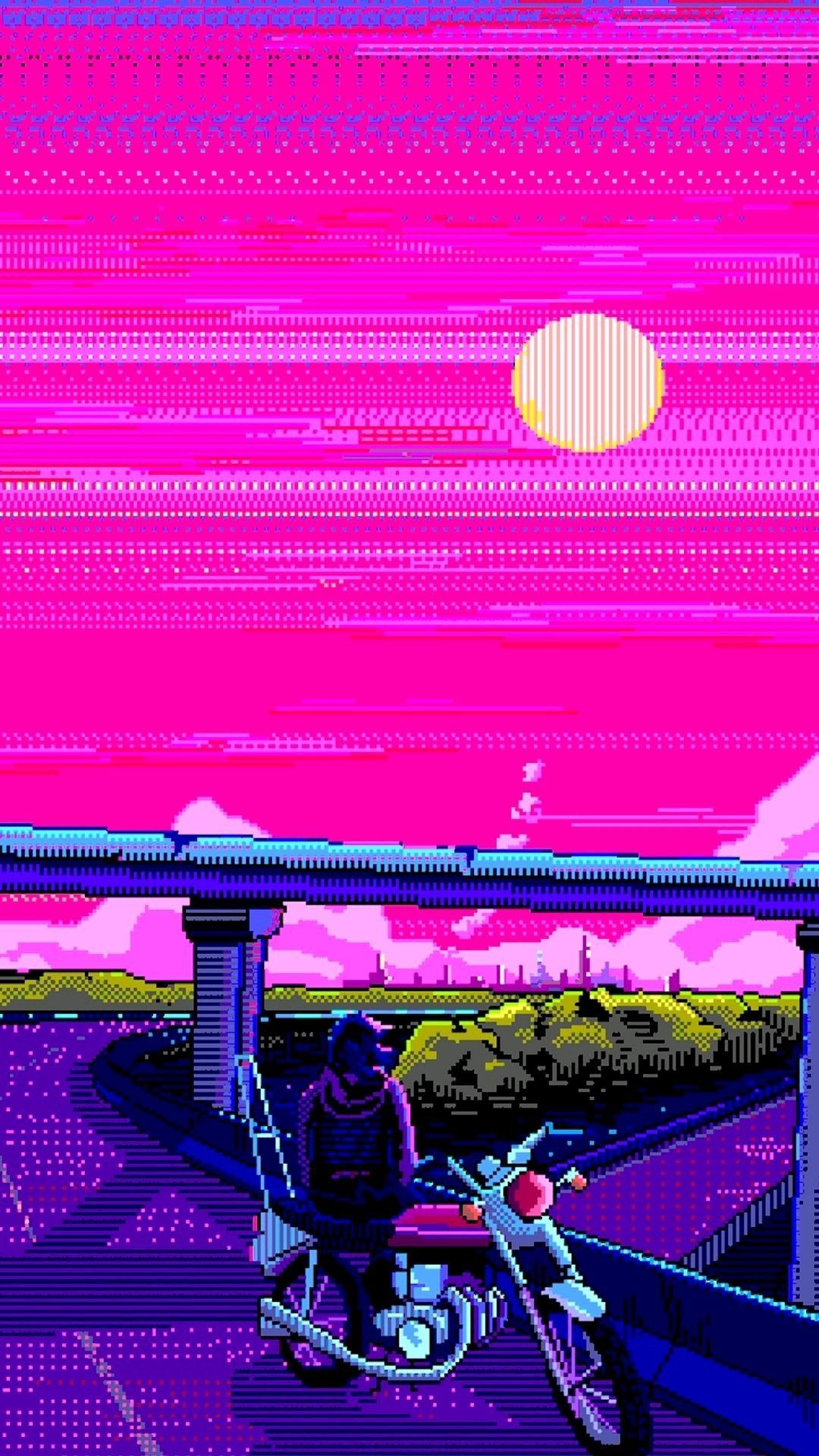 Aesthetic Vaporwave City Wallpapers