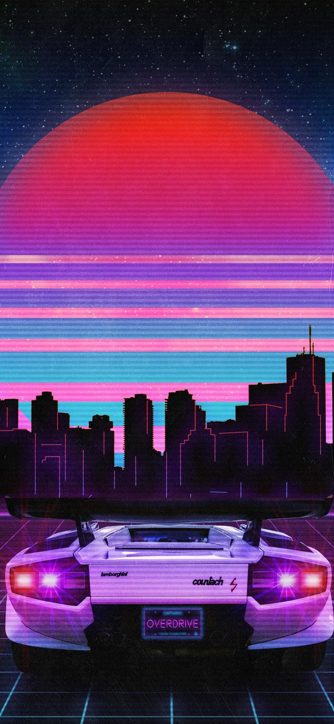 Aesthetic Vaporwave City Wallpapers