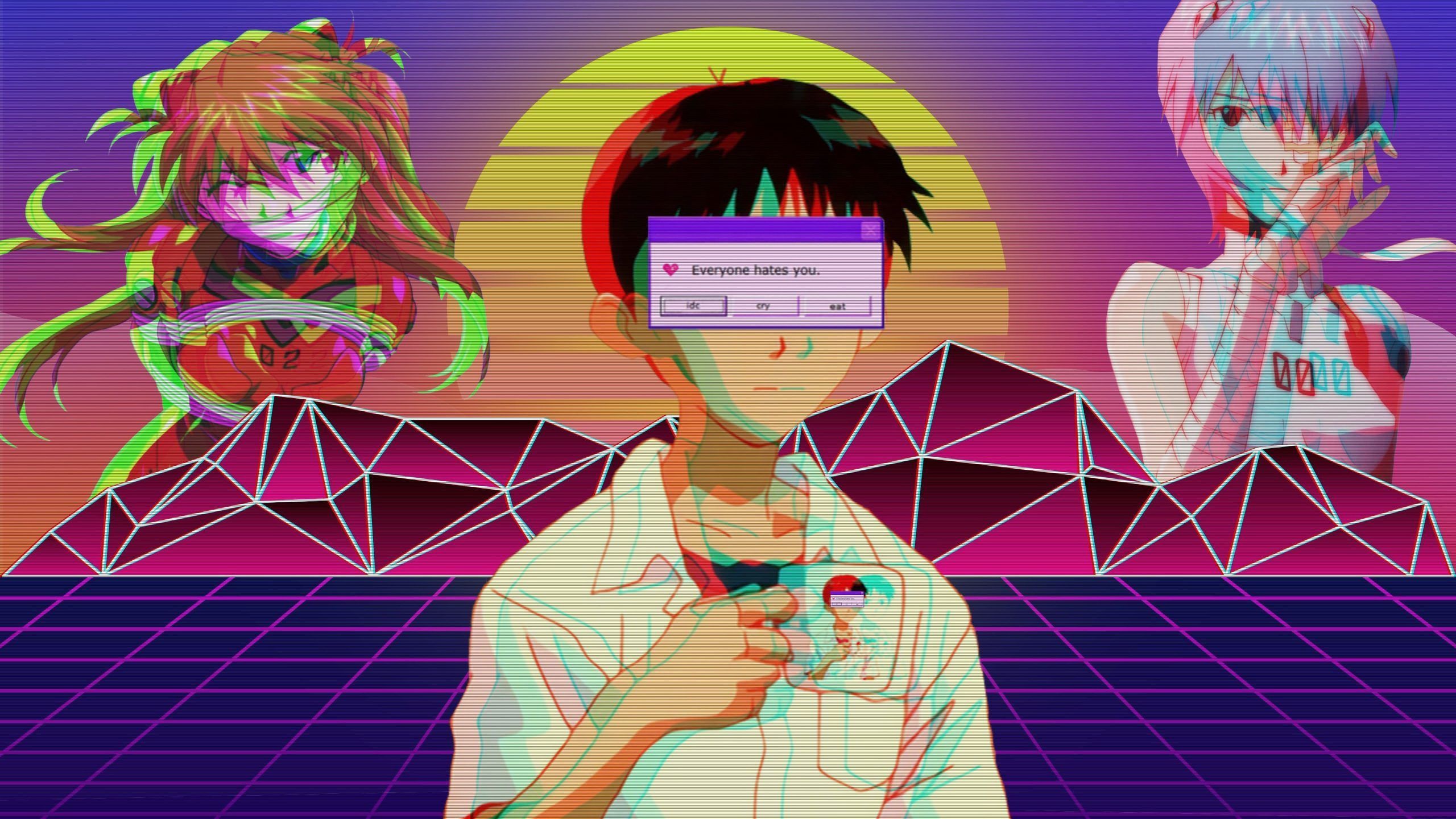 Aesthetic Vaporwave Girl Wallpapers