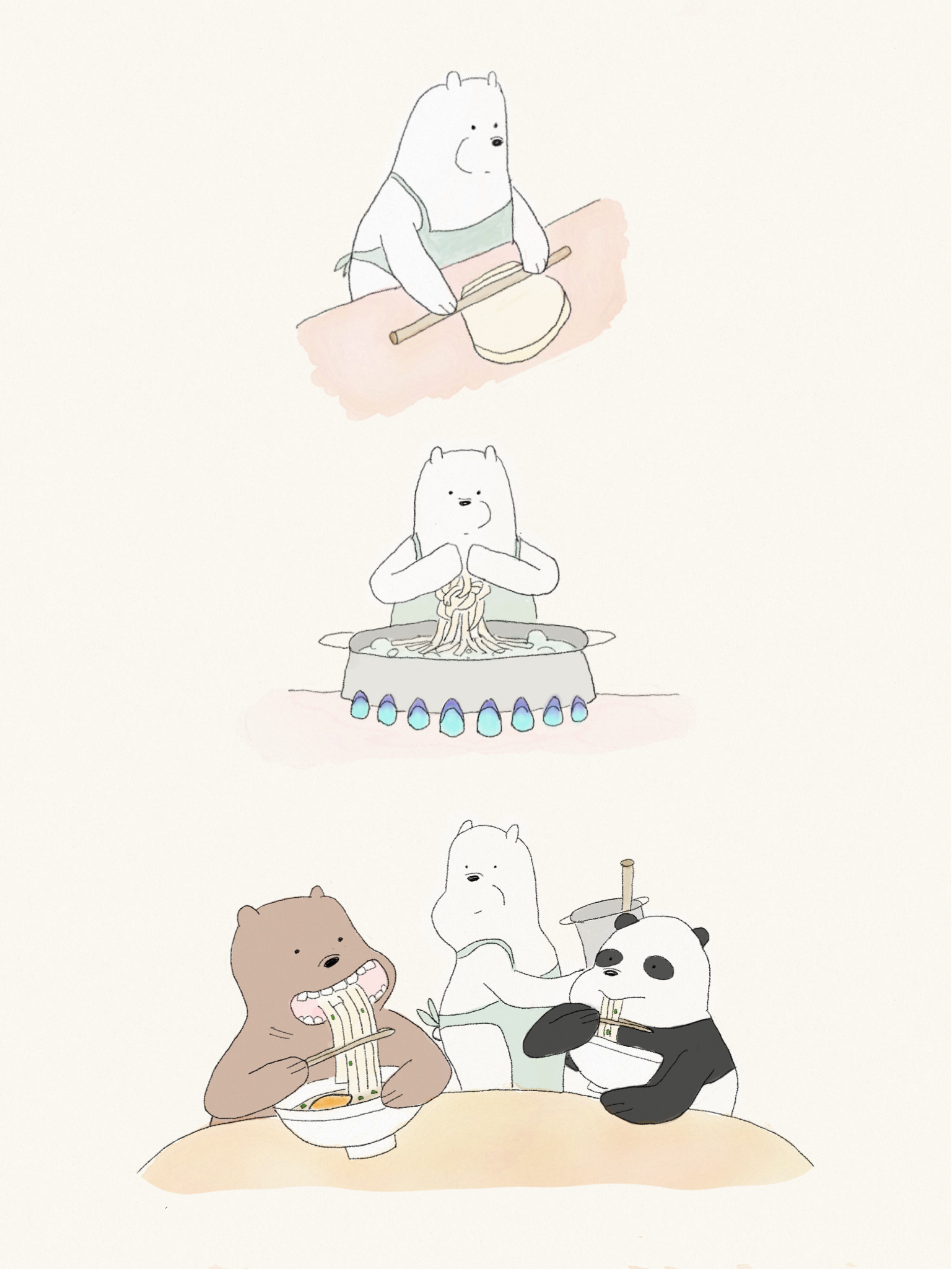 Aesthetic We Bare Bears Wallpapers