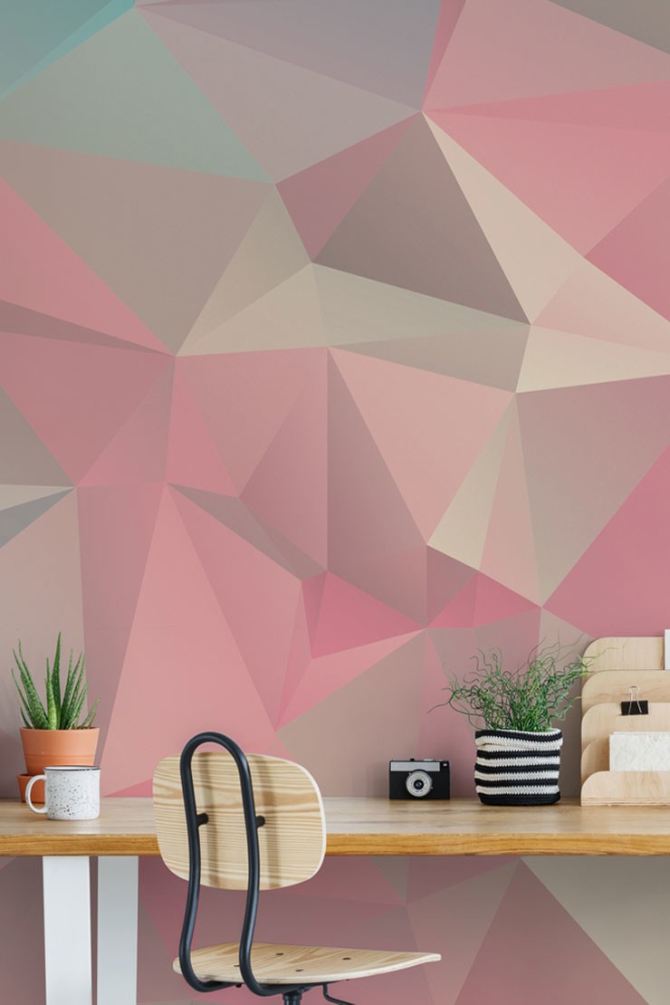 Aesthetic White Geometric Wallpapers