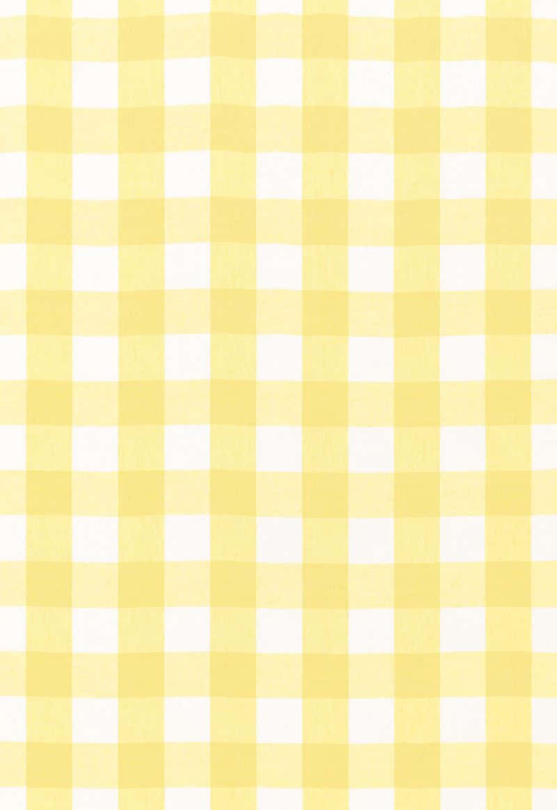 Aesthetic Yellow Plaid Wallpapers