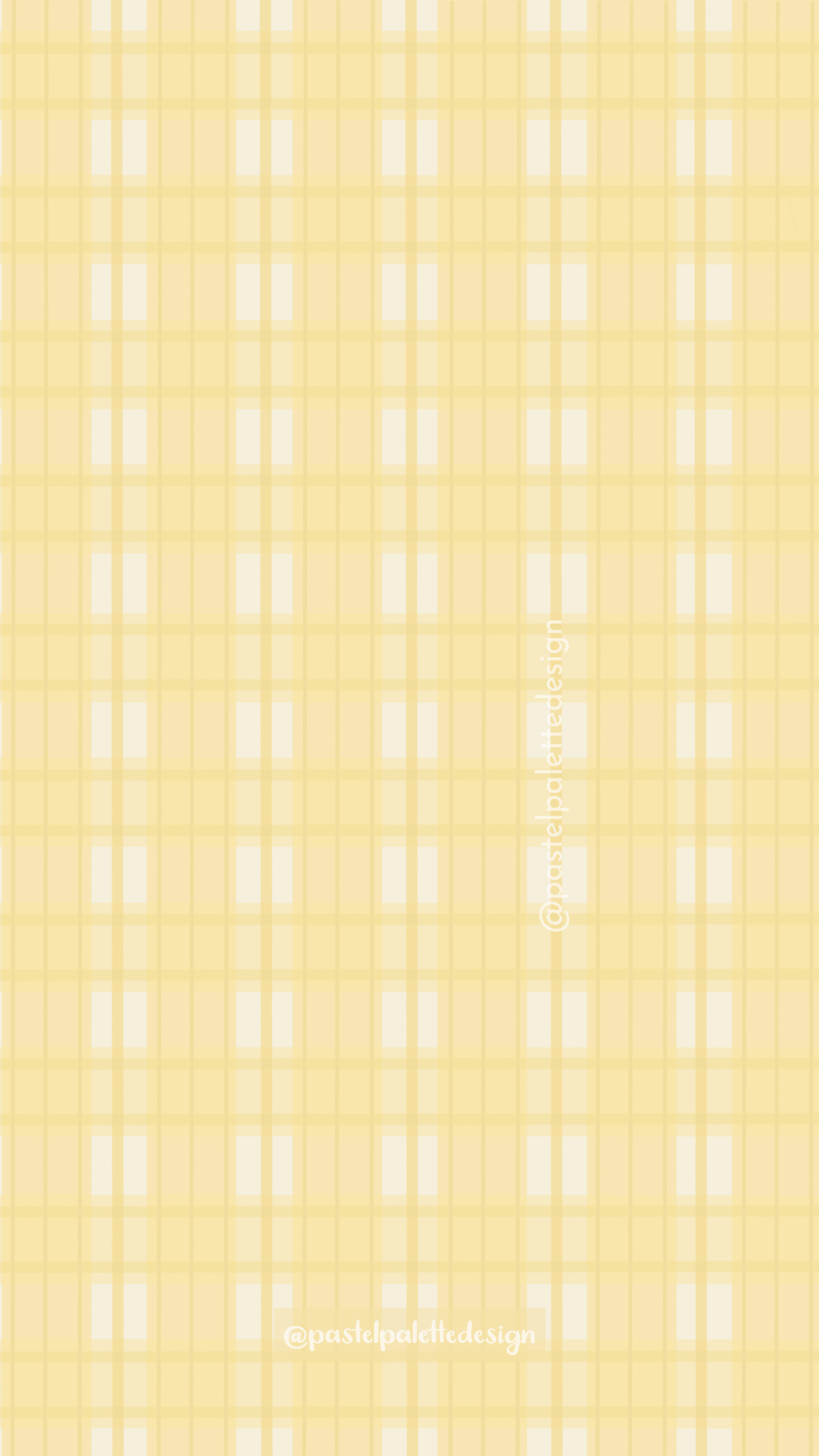 Aesthetic Yellow Plaid Wallpapers