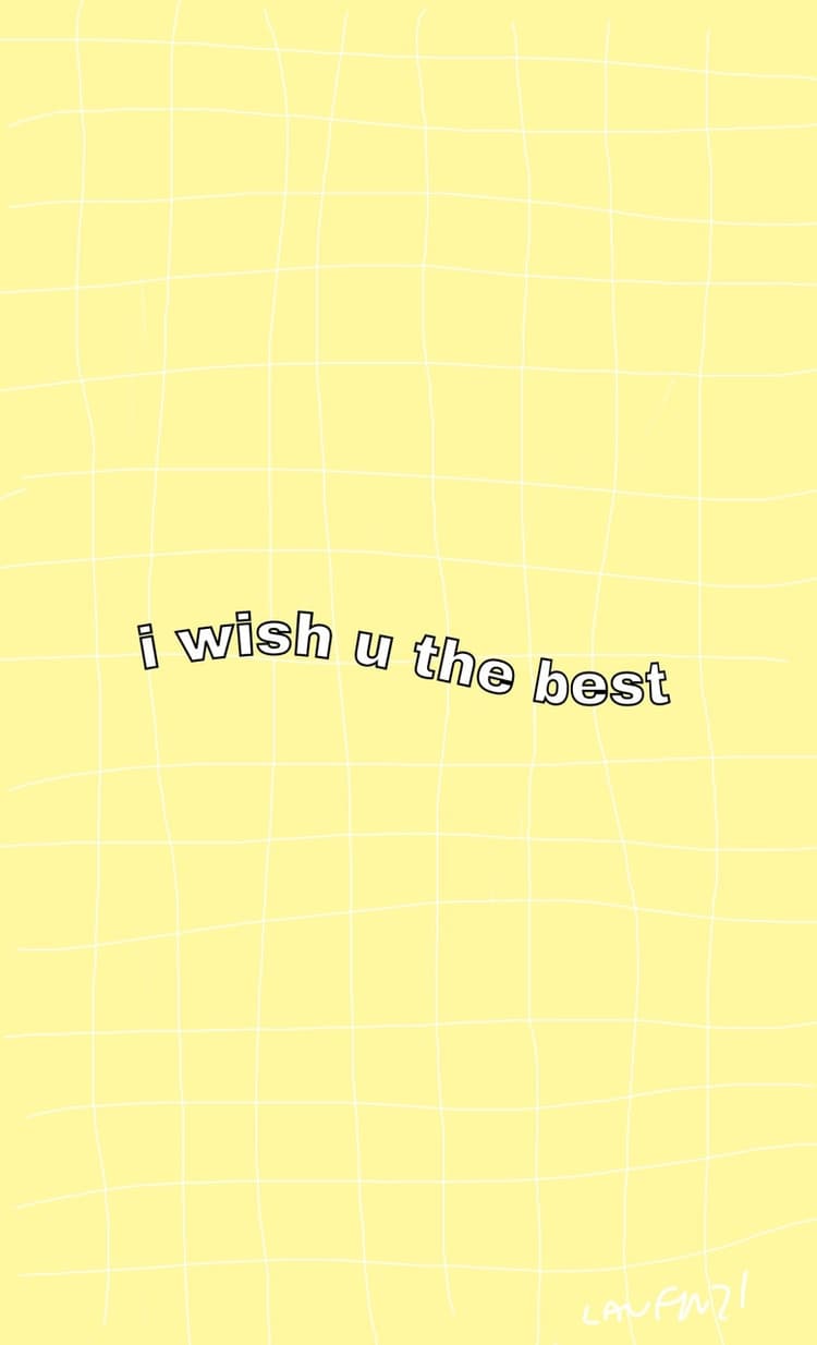 Aesthetic Yellow Text Wallpapers