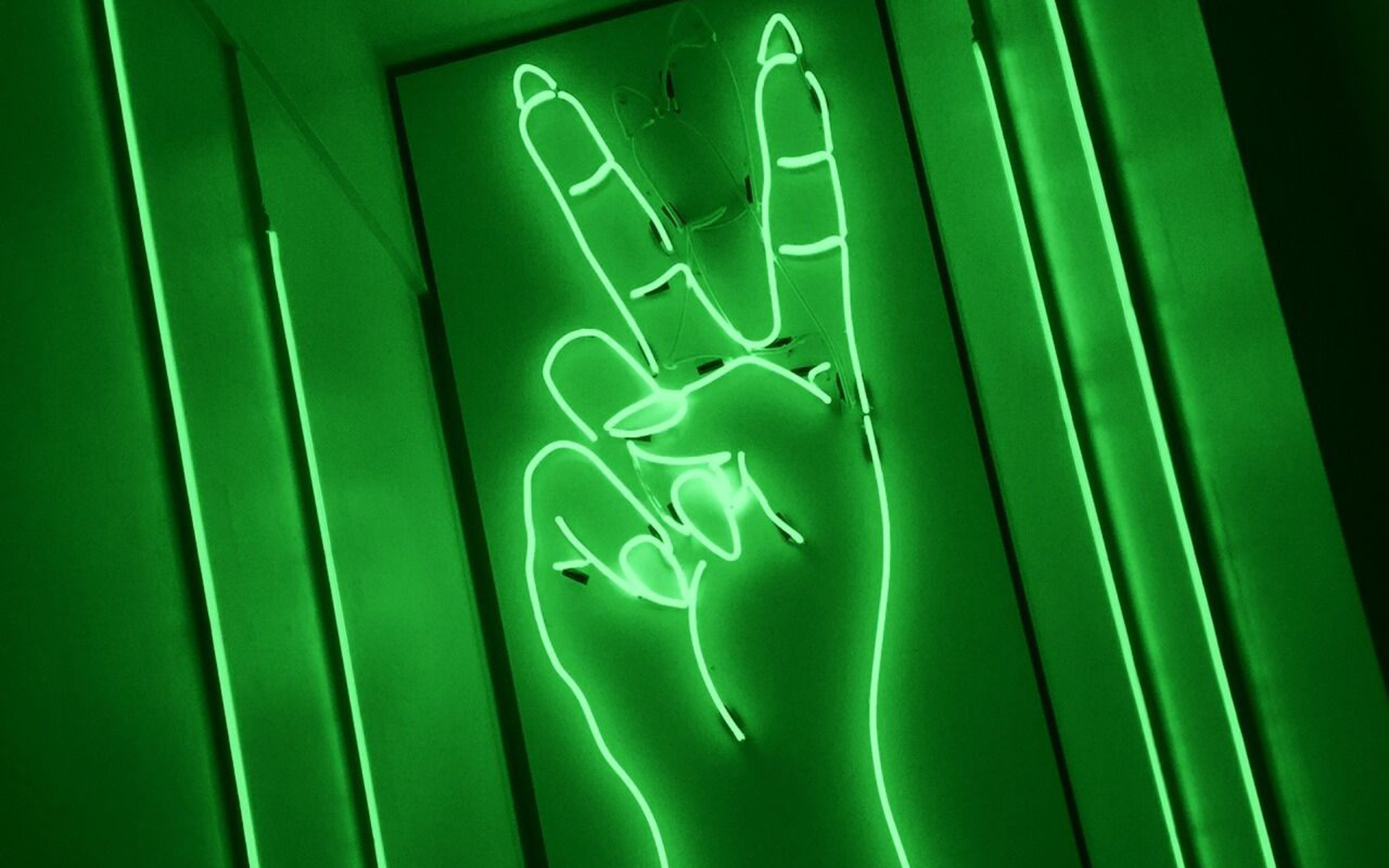 Aesthetics Green Neon Wallpapers