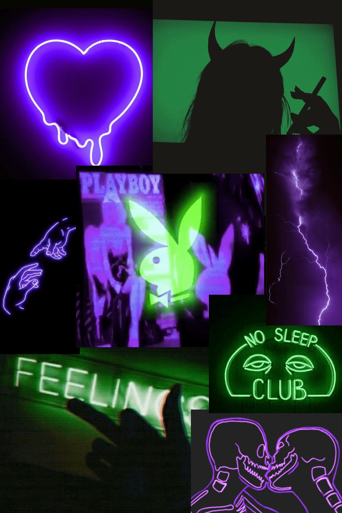 Aesthetics Green Neon Wallpapers