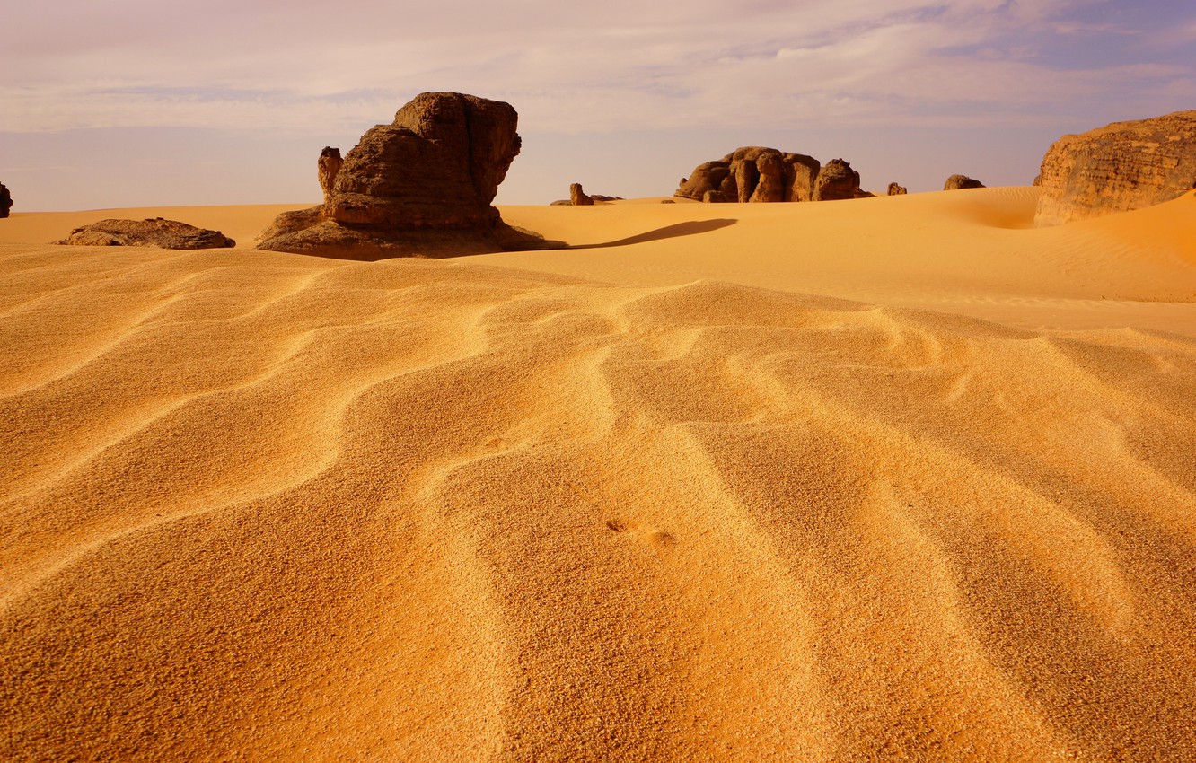 Africa Algeria Sahara Desert At Night Wallpapers