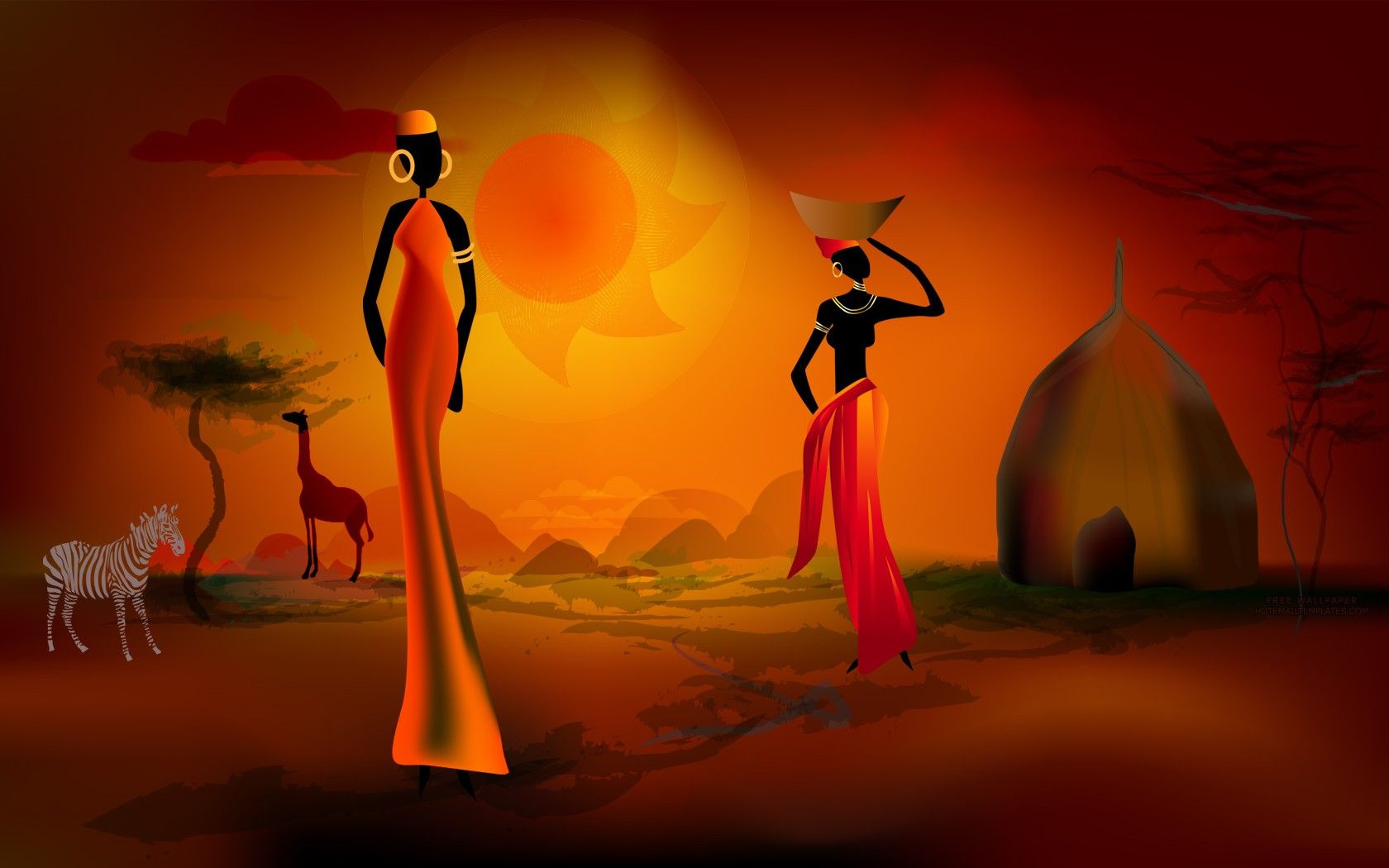 African Art Backgrounds