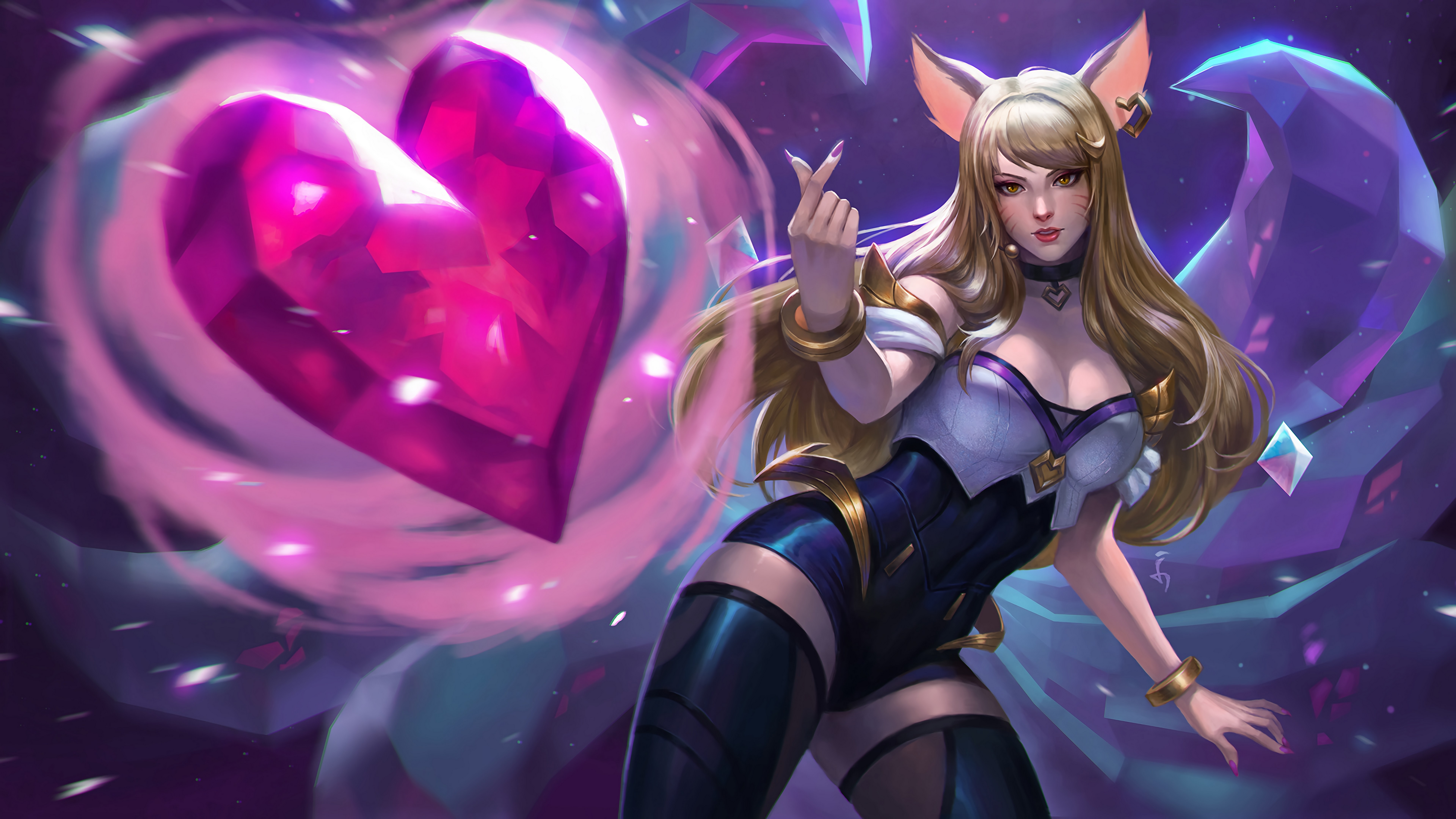 Ahri 8K K/DA League Of Legends Wallpapers