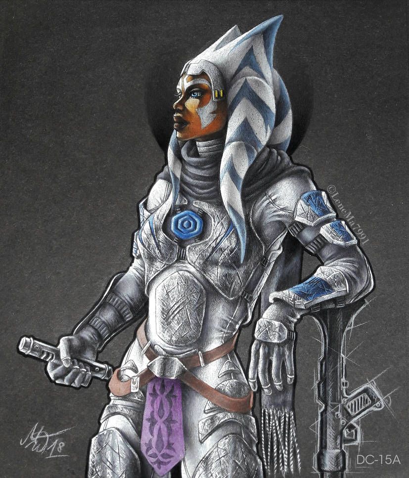 Ahsoka Tano Mandalorian Character Art Wallpapers